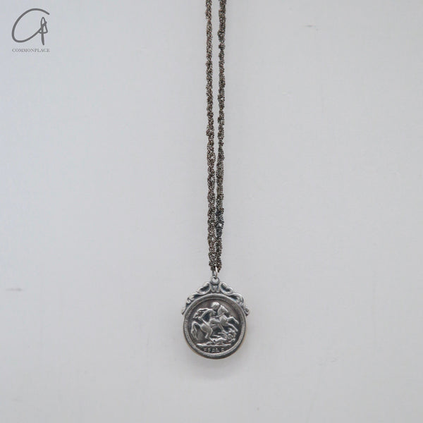 GOTI Handmade Distressed Necklace 925 Silver Italy GT-CN1302-0 CN196
